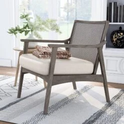 Aurelia Cane Back Accent Chair - HOMES: Inside + Out -HOMES: Inside + Out Store GUEST 0122059d 87c5 4dbe a80b b8edea902a50