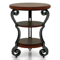Telmin Traditional Side Table Brown Cherry - HOMES: Inside + Out -HOMES: Inside + Out Store GUEST 0360c3a6 d2d0 4cdc 9b4b d8dcdd44b563