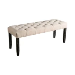 Hepburn Tufted Bench - HOMES: Inside + Out -HOMES: Inside + Out Store GUEST 0379e0d3 eefa 49eb b2c2 4e7853f24021