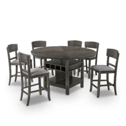 7pc Summerland Transitional Counter Height Dining Set - HOMES: Inside + Out -HOMES: Inside + Out Store GUEST 058e4a78 09a5 4818 83bb 8366605f2b81
