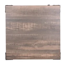 Amargosa Storage Metal Side Table Black/Dark Walnut - HOMES: Inside + Out -HOMES: Inside + Out Store GUEST 068c9720 2d50 4f50 b5fc 8c6db0edefa0