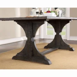 5pc Strasbourg Rustic Dining Table Set Antique Black - HOMES: Inside + Out -HOMES: Inside + Out Store GUEST 07effa05 b80f 4c0e aac8 d56bf0210087