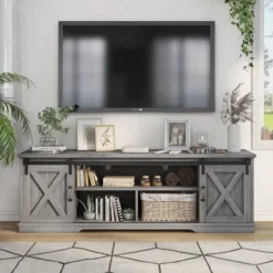3pc Clander TV Stand And Bookcase Tower Set Vintage Gray Oak - HOMES: Inside + Out 21 3pc Clander TV Stand And Bookcase Tower Set Vintage Gray Oak - HOMES: Inside + Out -HOMES: Inside + Out Store GUEST 0e02e0a7 e79a 4ce9 85ba a06cf4cf70ef