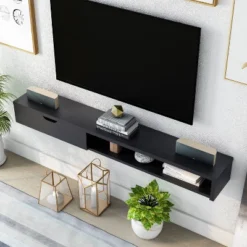 Roundhouse 1 Drawer Floating Console Fits Tv's Up To 65" - HOMES: Inside + Out 12 Roundhouse 1 Drawer Floating Console Fits Tv's Up To 65" - HOMES: Inside + Out -HOMES: Inside + Out Store GUEST 10bbd4f6 d956 412d bd85 a1f91b6c71fa