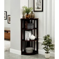 41.75" Agron Decorative Bookshelf Dark Walnut - HOMES: Inside + Out