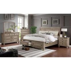 2pc Queen Earl Bedroom Set With Nightstand Gray - HOMES: Inside + Out -HOMES: Inside + Out Store GUEST 120c1842 79a6 4fcd 9b7e e7ed688bd675