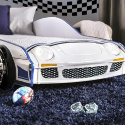 Twin Quessa Police Car Bed With Led Headlight Chair Black/White - HOMES: Inside + Out 14 Twin Quessa Police Car Bed With Led Headlight Chair Black/White - HOMES: Inside + Out -HOMES: Inside + Out Store GUEST 144bc804 50ea 4974 abd1 b18b8a10050a