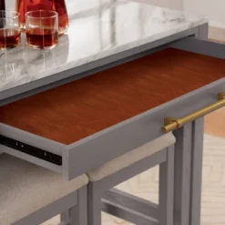 39" Gardenside Rectangle Nested Counter Height Dining Tables White/Light Gray - HOMES: Inside + Out 13 39" Gardenside Rectangle Nested Counter Height Dining Tables White/Light Gray - HOMES: Inside + Out -HOMES: Inside + Out Store GUEST 1ace8ca4 949c 4894 99be 3dae5cb6b7cc