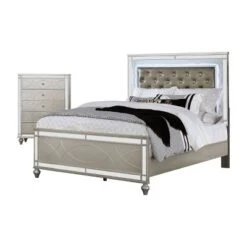 2pc La Mesa Bed And Chest Set Silver - HOMES: Inside + Out 17 2pc La Mesa Bed And Chest Set Silver - HOMES: Inside + Out -HOMES: Inside + Out Store GUEST 1de80eac a8a8 43db 8797 1b51a237ec50
