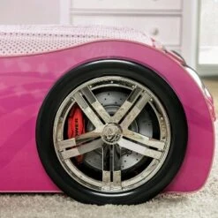 Twin Naglin Racing Car Bed With Led Headlight Pink - HOMES: Inside + Out -HOMES: Inside + Out Store GUEST 20c930d8 24fe 4360 bc40 8e84c2214f43