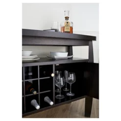 Angla Modern Bold Curved Dining Buffet Espresso - HOMES: Inside + Out -HOMES: Inside + Out Store GUEST 21511cc0 db20 4ea6 a329 ed5acdd63413