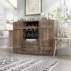 Candy Plank Inspired Dining Buffet With Removable Crate Reclaimed Oak - HOMES: Inside + Out
