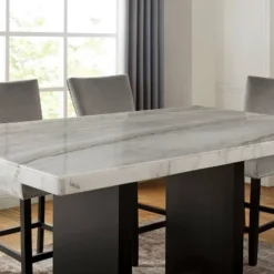 70" Southwind Rectangle Counter Height Dining Table White/Black - HOMES: Inside + Out -HOMES: Inside + Out Store GUEST 24f2da75 d34f 488b 83f8 5938ef06e36d