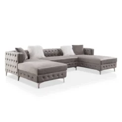 Elmhurst U Shaped Glam Tufted Sectional - HOMES: Inside + Out -HOMES: Inside + Out Store GUEST 29b07b2d 5a4f 4bbd 926b c0a67bb663a2