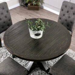 Greiger Round Dining Table Black - HOMES: Inside + Out -HOMES: Inside + Out Store GUEST 2e118ed3 1d96 48ba 9023 fbea4471f8c1