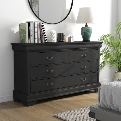 Sliver 6 Drawer Dresser - HOMES: Inside + Out 1 Sliver 6 Drawer Dresser - HOMES: Inside + Out