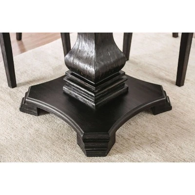 Buckley Round Dining Table White/Black - HOMES: Inside + Out 8 Buckley Round Dining Table White/Black - HOMES: Inside + Out - Image 8