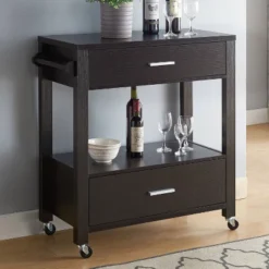 Umberra 2 Drawer Kitchen Cart Red Cocoa - HOMES: Inside + Out -HOMES: Inside + Out Store GUEST 305f07f6 7137 43cf b3c2 4b174ad1e85f