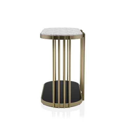 Solstice Glam Entryway Table Antique Brass - HOMES: Inside + Out 3 Solstice Glam Entryway Table Antique Brass - HOMES: Inside + Out - Image 3