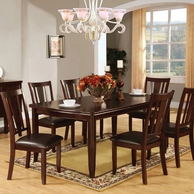 Glaivewood Sturdy Wooden Extendable Dining Table Espresso - HOMES: Inside + Out 1 Glaivewood Sturdy Wooden Extendable Dining Table Espresso - HOMES: Inside + Out