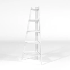 63.25" Lynch 5 Shelf Corner Bookcase - HOMES: Inside + Out -HOMES: Inside + Out Store GUEST 33fd2ce2 1280 463e 8bc6 2da3ee40d49d