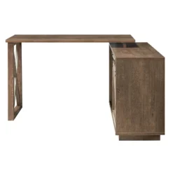 Sevyn Transitional L Shape Desk Walnut Oak - HOMES: Inside + Out 10 Sevyn Transitional L Shape Desk Walnut Oak - HOMES: Inside + Out -HOMES: Inside + Out Store GUEST 34cf79ff 8410 4792 a99b 95094f3cd9f6