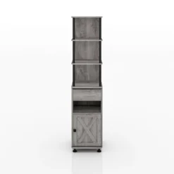 72.3" Clander Multiple Storage Bookcase Vintage Gray Oak - HOMES: Inside + Out 7 72.3" Clander Multiple Storage Bookcase Vintage Gray Oak - HOMES: Inside + Out -HOMES: Inside + Out Store GUEST 3507192c b324 4917 b4fd 5ed1207f8354