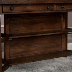 67" Foret Rustic Counter Height Dining Table Rustic Oak - HOMES: Inside + Out -HOMES: Inside + Out Store GUEST 355418cf 25fb 4631 aa11 538d2b967de4