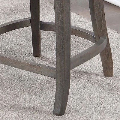 Roben Woven Cane Back Counter Height Barstools - HOMES: Inside + Out 2 Roben Woven Cane Back Counter Height Barstools - HOMES: Inside + Out - Image 2