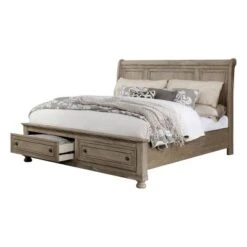 2pc Queen Earl Bedroom Set With Nightstand Gray - HOMES: Inside + Out -HOMES: Inside + Out Store GUEST 3c36f89a c01c 4d15 9924 ed0c485788fb