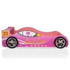Twin Naglin Racing Car Bed With Led Headlight Pink - HOMES: Inside + Out -HOMES: Inside + Out Store GUEST 3cf10e4f b355 43f0 87c1 cad38928bbb4