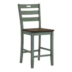 2pk Danforthe Ladder Back Counter Height Chairs - HOMES: Inside + Out -HOMES: Inside + Out Store GUEST 3d294606 5545 4593 87b4 a91e6ed9f07c