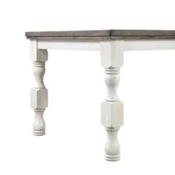 7pc Cambrien Rustic Farmhouse Dining Set Antique White/Gray - HOMES: Inside + Out -HOMES: Inside + Out Store GUEST 3d8b3419 564d 4506 8abe c1c4b827e59b