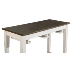 3pc Helbrana Bar Height Dining Set White/Gray - HOMES: Inside + Out -HOMES: Inside + Out Store GUEST 424b2b92 2a30 477a 803d 656e296620f9