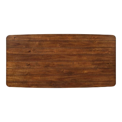 60" Shirin Mid-Century Wood Dining Table - HOMES: Inside + Out 5 60" Shirin Mid-Century Wood Dining Table - HOMES: Inside + Out - Image 5