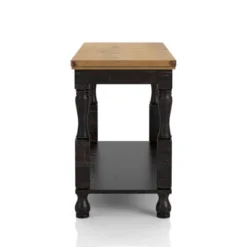 Philoree Wooden Traditional Sofa Table Antique Black And Oak - HOMES: Inside + Out -HOMES: Inside + Out Store GUEST 43ea11b0 04b4 401c 9e83 ae80518ebcc7