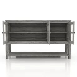 Carita Transitional Windowpane Cabinets Buffet - HOMES: Inside + Out -HOMES: Inside + Out Store GUEST 457aeba4 f484 4fa2 92f1 a9eb65612974