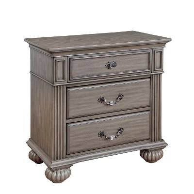 Pennings 3 Drawer Nightstand With Bun Feets - HOMES: Inside + Out 17 Pennings 3 Drawer Nightstand With Bun Feets - HOMES: Inside + Out - Image 17