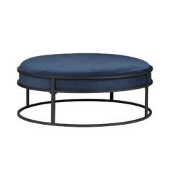 39.5" Greenbank Round Cushioned Ottoman - HOMES: Inside + Out -HOMES: Inside + Out Store GUEST 4a9406b0 a3f7 4ef2 83c4 2bd77c75cdc2