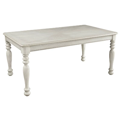 5pc Gordon Transitional Round Dining Set Antique White/Gray - HOMES: Inside + Out 2 5pc Gordon Transitional Round Dining Set Antique White/Gray - HOMES: Inside + Out - Image 2