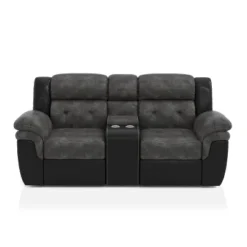 Melio Loveseat With 2 Powered Recliners Gray/Black - HOMES: Inside + Out 7 Melio Loveseat With 2 Powered Recliners Gray/Black - HOMES: Inside + Out -HOMES: Inside + Out Store GUEST 51e82c84 bbd8 4e62 ac70 b80d07792774