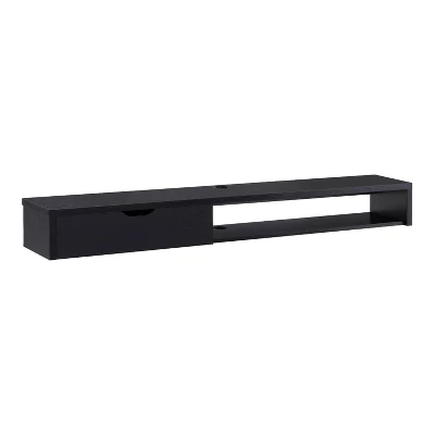Roundhouse 1 Drawer Floating Console Fits Tv's Up To 65" - HOMES: Inside + Out 7 Roundhouse 1 Drawer Floating Console Fits Tv's Up To 65" - HOMES: Inside + Out - Image 7