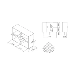 Miko Wine Cabinet Galaxy Black - HOMES: Inside + Out -HOMES: Inside + Out Store GUEST 580ae089 9aa2 4cad bbd9 f7556606bd8a