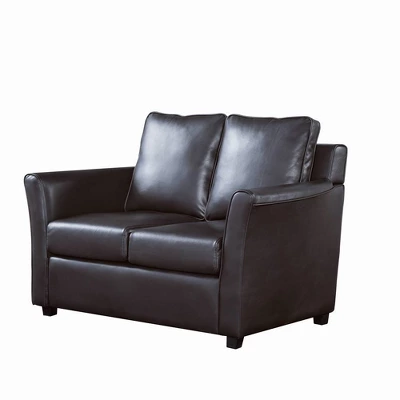 Ali Upholstered Loveseat Dark Gray - HOMES: Inside + Out 2 Ali Upholstered Loveseat Dark Gray - HOMES: Inside + Out - Image 2