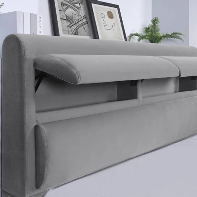 Nirlen Upholstered Bed With Storage - HOMES: Inside + Out 4 Nirlen Upholstered Bed With Storage - HOMES: Inside + Out - Image 4