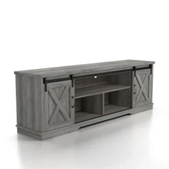 2pc Clander TV Stand And Bookcase Tower Set Vintage Gray Oak - HOMES: Inside + Out 23 2pc Clander TV Stand And Bookcase Tower Set Vintage Gray Oak - HOMES: Inside + Out -HOMES: Inside + Out Store GUEST 5d9fd391 410f 4131 a9e0 09b68bdc5b92