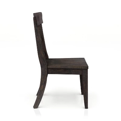 7pc Strasbourg Rustic Dining Table Set Antique Black - HOMES: Inside + Out 10 7pc Strasbourg Rustic Dining Table Set Antique Black - HOMES: Inside + Out - Image 10