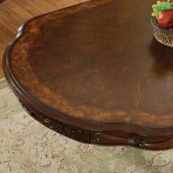 9pc Lion Claw Elegant Carved Extendable Dining Table Set Wood/Antique Oak - HOMES: Inside + Out 21 9pc Lion Claw Elegant Carved Extendable Dining Table Set Wood/Antique Oak - HOMES: Inside + Out -HOMES: Inside + Out Store GUEST 5f706f01 7a9f 418e 9da0 8295f774e63d