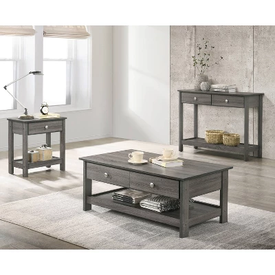 Clonard Wooden Sofa Table Gray - HOMES: Inside + Out 2 Clonard Wooden Sofa Table Gray - HOMES: Inside + Out - Image 2