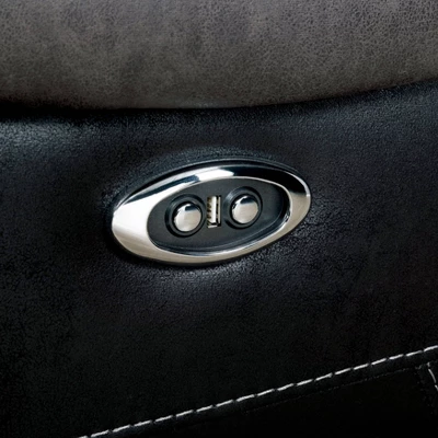 Van Wyk Power Recliner Sectional Gray/Black - HOMES: Inside + Out 4 Van Wyk Power Recliner Sectional Gray/Black - HOMES: Inside + Out - Image 4